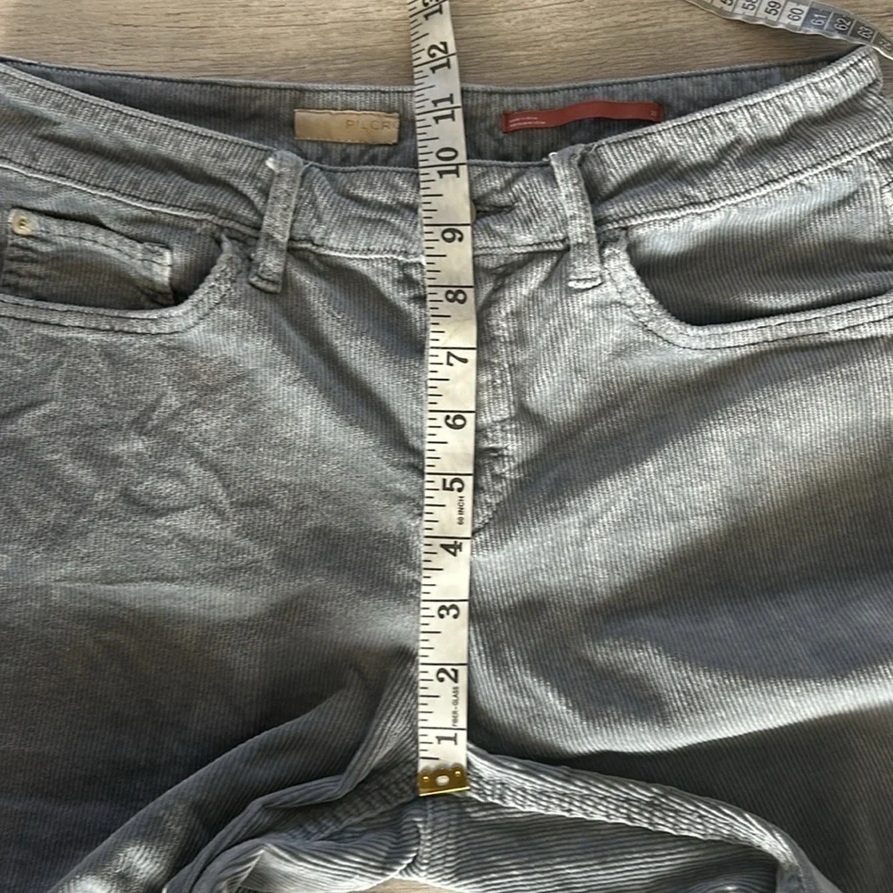 PILCRO anthropologie corduroy boot cut crop pants size 29
